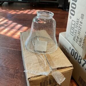 NIB Bell Seeded Vanity Light Shade 11 PCs